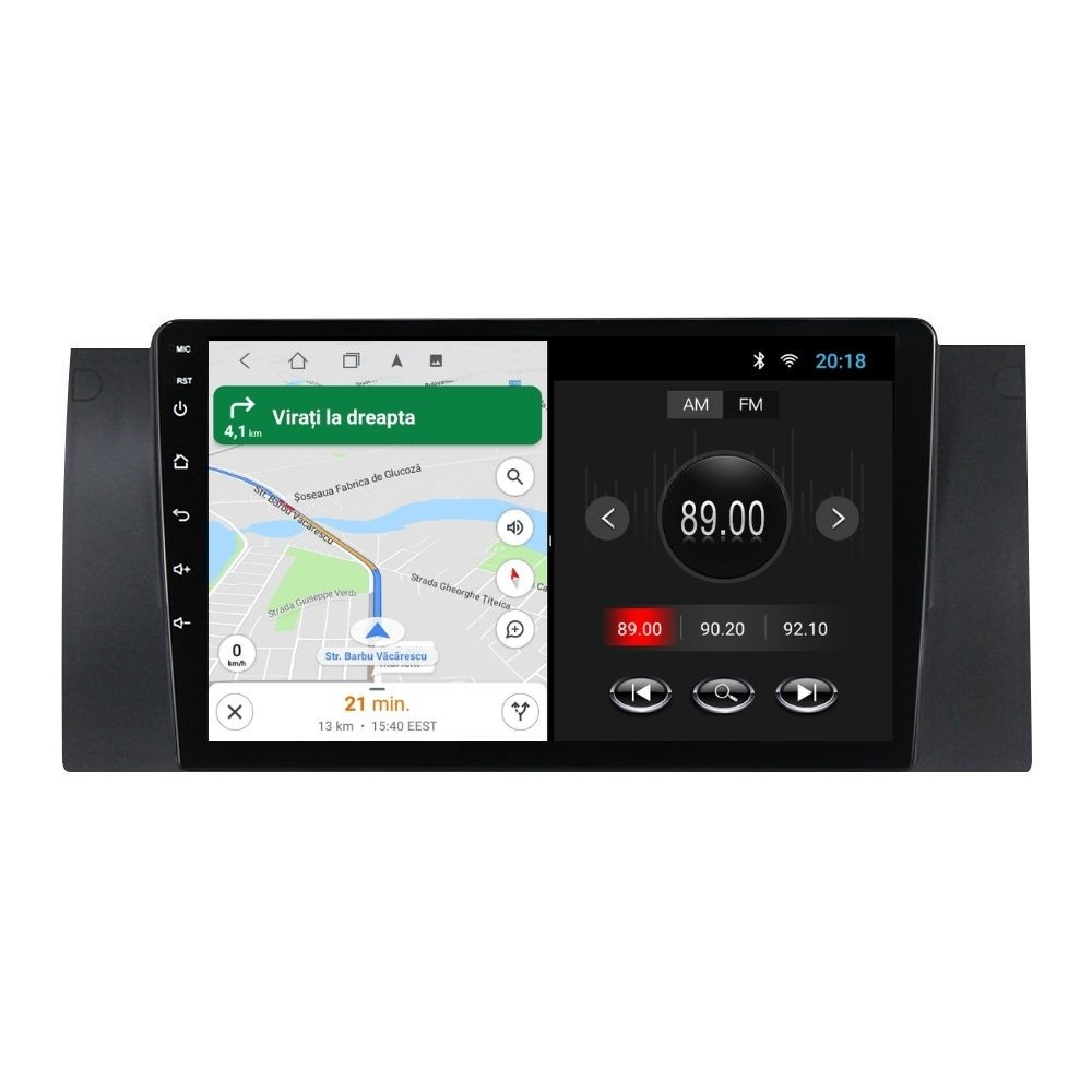 Navigatie dedicata cu Android BMW Seria 5 (E39) 1995 - 2003, 1GB RAM, Radio GPS Dual Zone, Display HD IPS 9" Touchscreen, Internet Wi-Fi, Bluetooth, MirrorLink, USB - Imagine 8