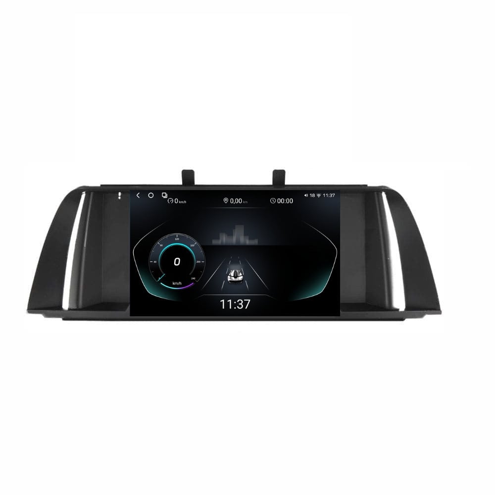 Navigatie dedicata cu Android BMW Seria 5 (F10) 2009 - 2012, 12GB RAM, Radio GPS Dual Zone, Display 2K QLED 9.5