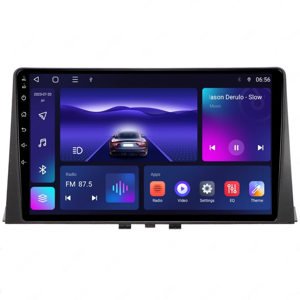 Navigatie dedicata cu Android Citroen Berlingo dupa 2018, 3GB RAM, Radio GPS Dual Zone, Display HD QLED 10