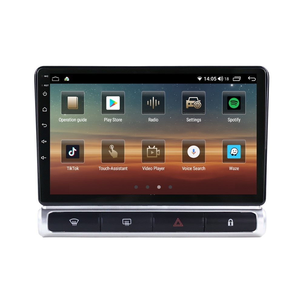 Navigatie dedicata cu Android Citroen C3 Aircross I 2017 - 2023, 4GB RAM, Radio GPS Dual Zone, Display HD QLED 9