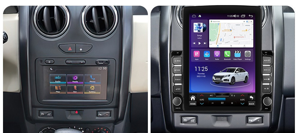 Navigatie dedicata cu Android Dacia Duster I 2013 - 2018, 8GB RAM, Radio GPS Dual Zone, Touchscreen IPS 9.7