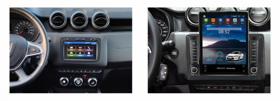 Navigatie dedicata cu Android Dacia Duster II 2018 - 2021, 1GB RAM, Radio GPS Dual Zone, Touchscreen IPS 9.7