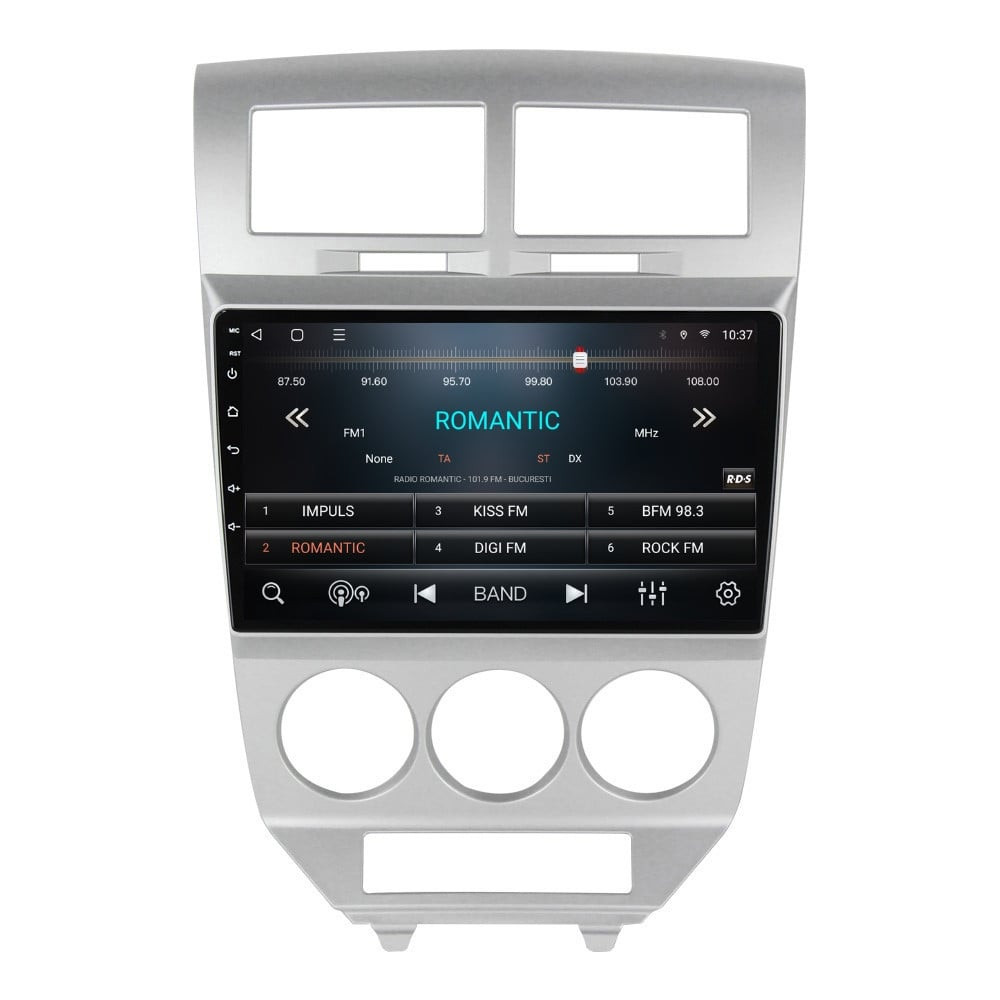 Navigatie dedicata cu Android Dodge Caliber 2006 - 2010, 3GB RAM, Radio GPS Dual Zone, Display HD QLED 10