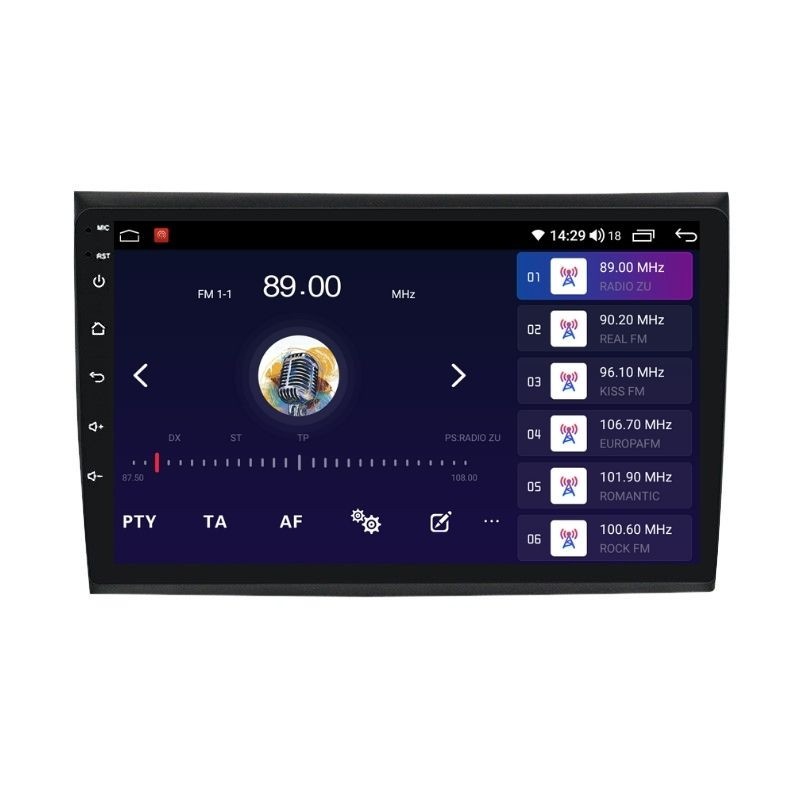 Navigatie dedicata cu Android Fiat Bravo 2007 - 2016, 2GB RAM, Radio GPS Dual Zone, Display HD QLED 9