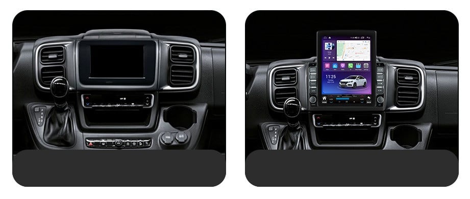 Navigatie dedicata cu Android Fiat Ducato dupa 2022, 1GB RAM, Radio GPS Dual Zone, Touchscreen IPS 9.7