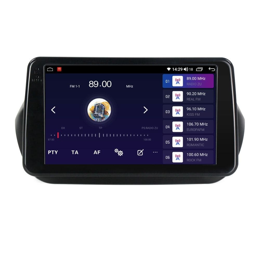 Navigatie dedicata cu Android Fiat Fiorino 2007 - 2021, 2GB RAM, Radio GPS Dual Zone, Display HD QLED 9