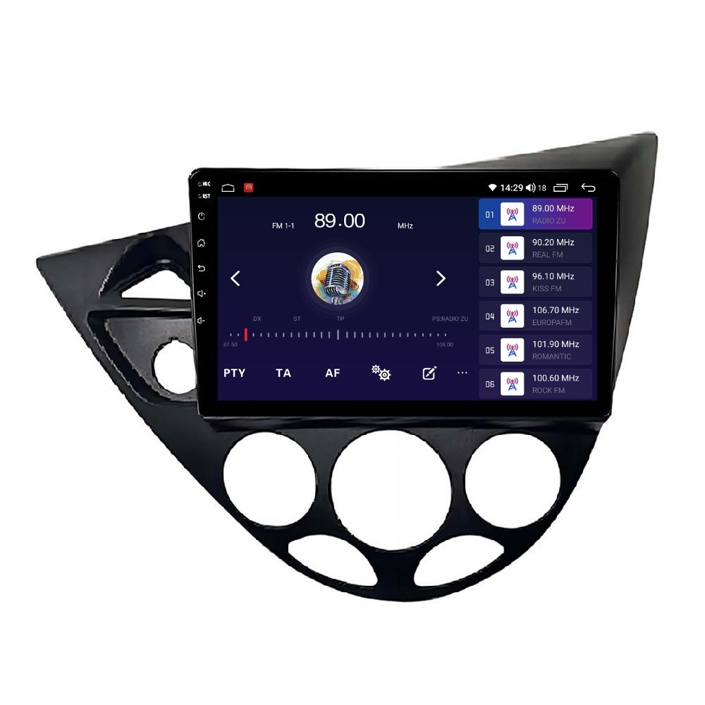 Navigatie dedicata cu Android Ford Focus I 1998 - 2005, 2GB RAM, Radio GPS Dual Zone, Display HD QLED 9