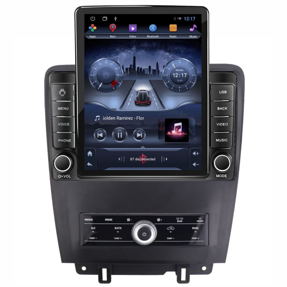 Navigatie dedicata cu Android Ford Mustang 2009 - 2014, 1GB RAM, Radio GPS Dual Zone, Touchscreen IPS 9.7" HD tip Tesla, Internet Wi-Fi, Bluetooth, MirrorLink, USB - Imagine 2