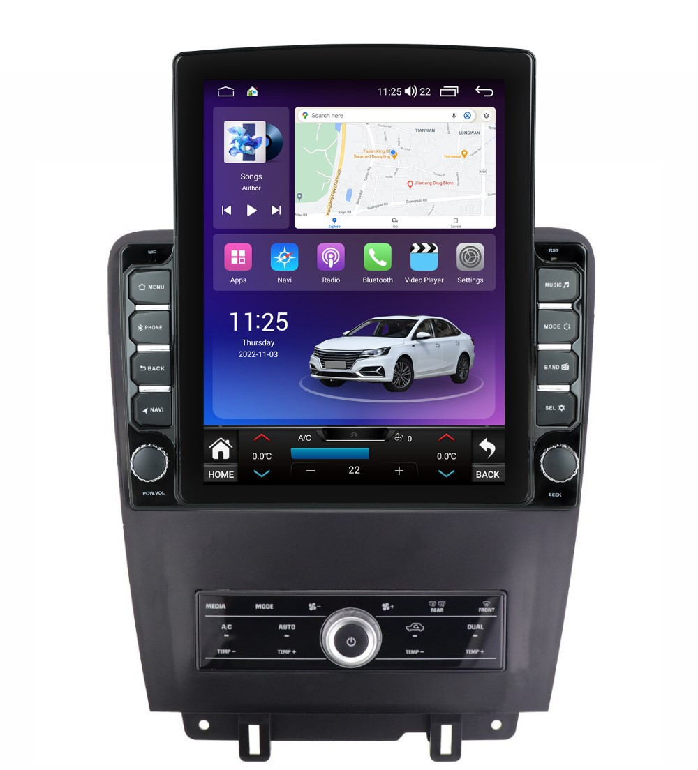 Navigatie dedicata cu Android Ford Mustang 2009 - 2014, 4GB RAM, Radio GPS Dual Zone, Touchscreen IPS 9.7