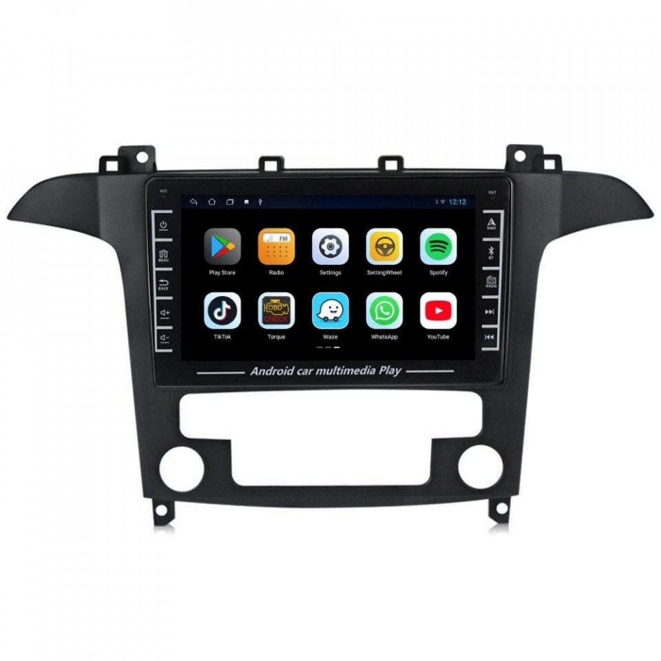 Navigatie dedicata cu Android Ford S-Max I / Galaxy II 2006 - 2015, clima automata, 1GB RAM, Radio GPS Dual Zone, Display HD IPS 8