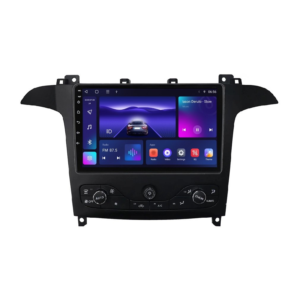 Navigatie dedicata cu Android Ford S-Max I / Galaxy II 2006 - 2015 cu navigatie originala, 4GB RAM, Radio GPS Dual Zone, Display HD IPS 9" Touchscreen, Internet Wi-Fi, Bluetooth, MirrorLink, USB