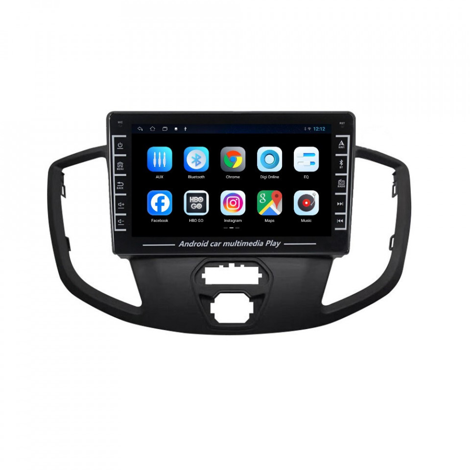 Navigatie dedicata cu Android Ford Transit 2014 - 2020, 1GB RAM, Radio GPS Dual Zone, Display HD IPS 8