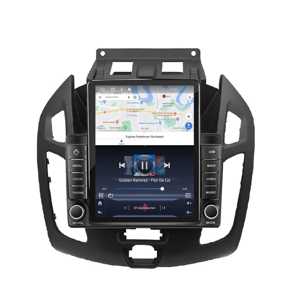 Navigatie dedicata cu Android Ford Transit / Tourneo Connect 2013 - 2018, 2GB RAM, Radio GPS Dual Zone, Touchscreen IPS 9.7