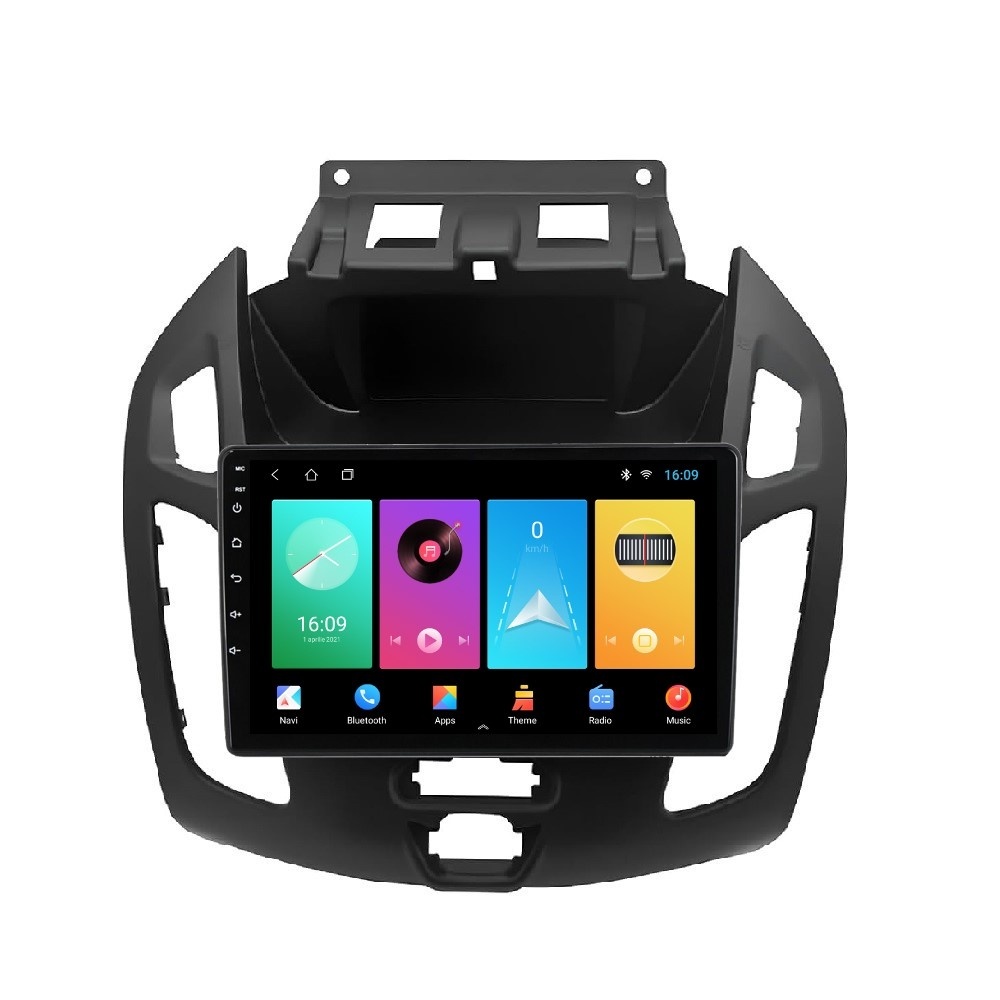 Navigatie dedicata cu Android Ford Transit / Tourneo Connect 2013 - 2018, 2GB RAM, Radio GPS Dual Zone, Display HD IPS 9