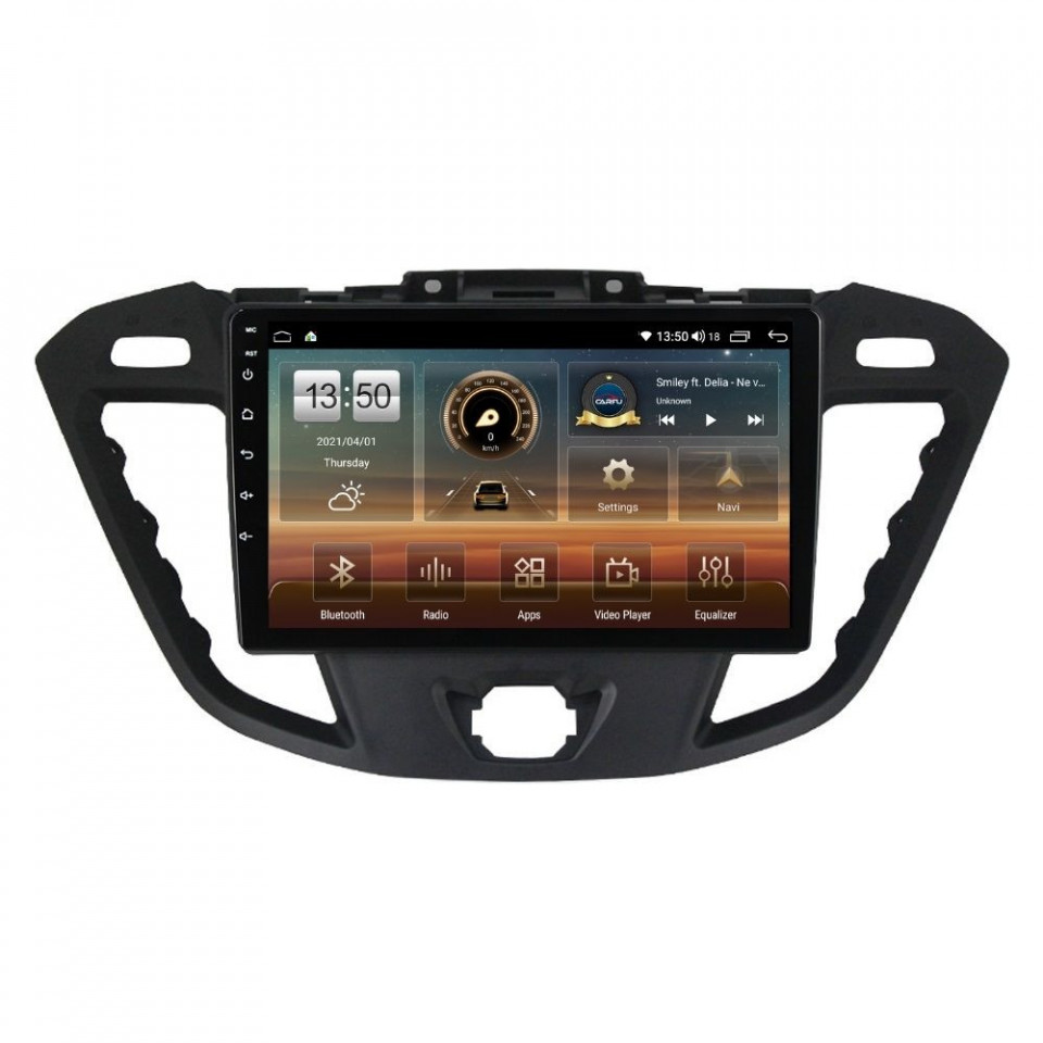 Navigatie dedicata cu Android Ford Transit / Tourneo Custom 2012 - 2018, 8GB RAM, Radio GPS Dual Zone, Display HD QLED 9