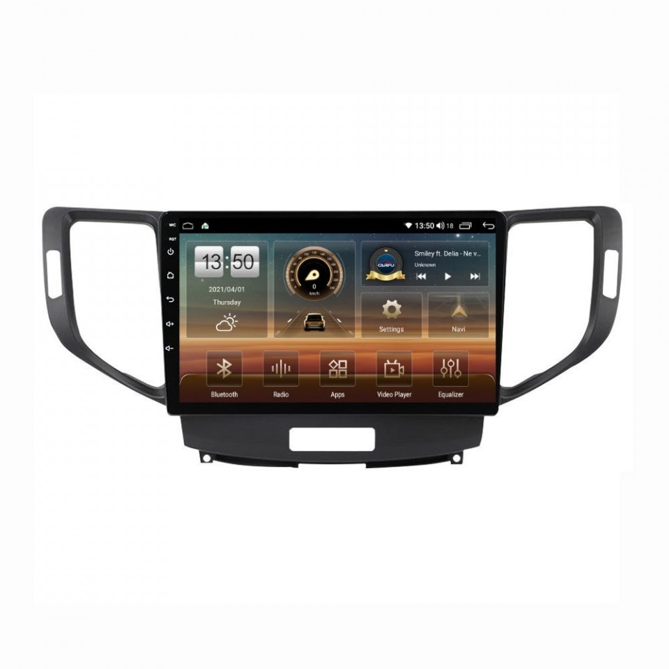 Navigatie dedicata cu Android Honda Accord VIII 2008 - 2012, 6GB RAM, Radio GPS Dual Zone, Display HD QLED 9