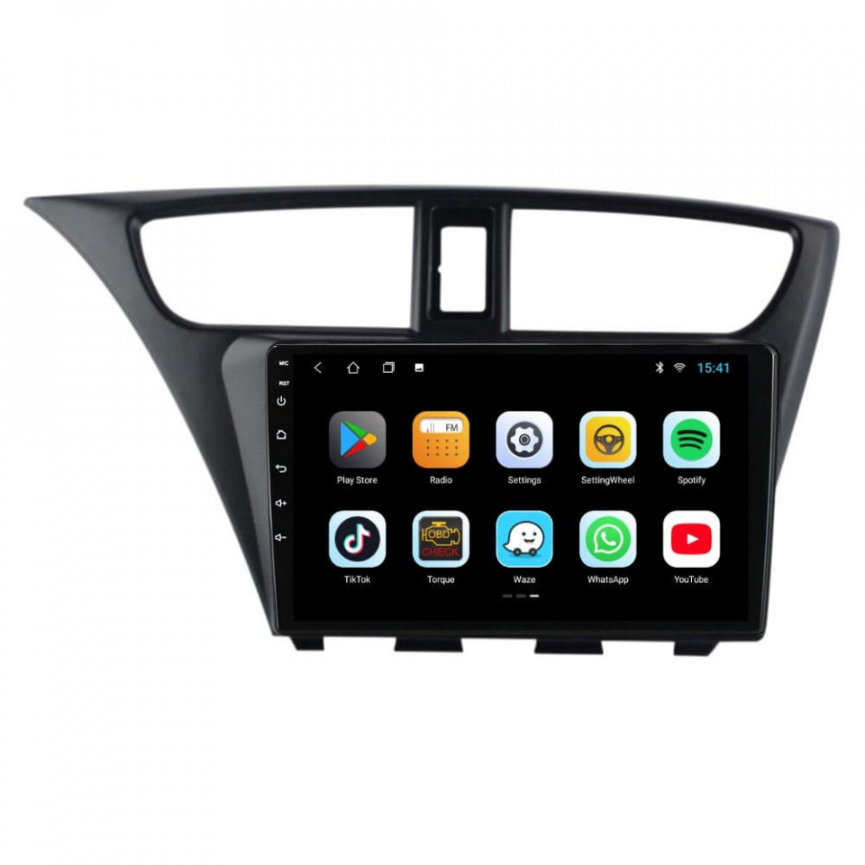 Navigatie dedicata cu Android Honda Civic IX Hatchback 2011 - 2015, 1GB RAM, Radio GPS Dual Zone, Display HD IPS 9