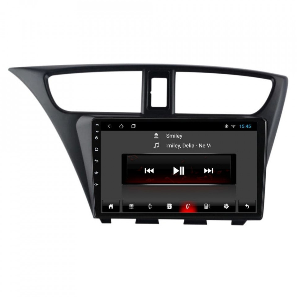 Navigatie dedicata cu Android Honda Civic IX Hatchback 2011 - 2015, 2GB RAM, Radio GPS Dual Zone, Display HD IPS 9