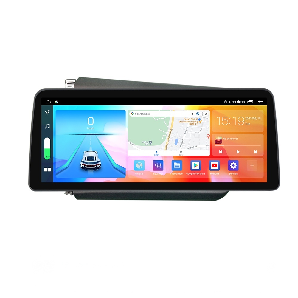 Navigatie dedicata cu Android Honda Civic IX Sedan 2011 - 2015, 8GB RAM, Radio GPS Dual Zone, Display QLED 12.3