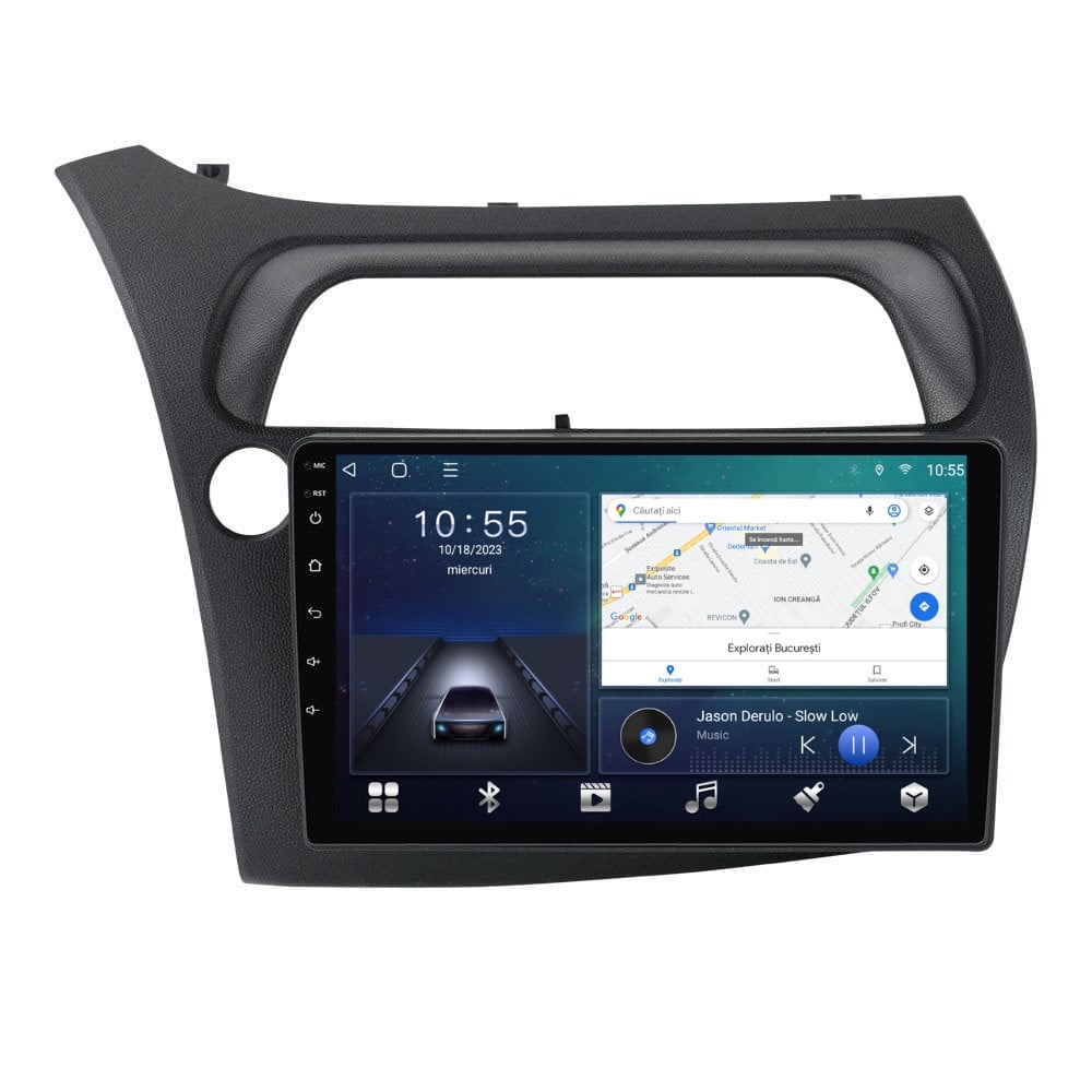 Navigatie dedicata cu Android Honda Civic VIII Hatchback 2006 - 2011, 2GB RAM, Radio GPS Dual Zone, Display HD QLED 9