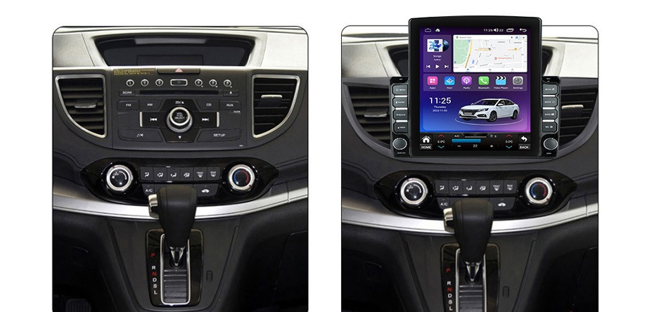 Navigatie dedicata cu Android Honda CR-V IV 2012 - 2018, 4GB RAM, Radio GPS Dual Zone, Touchscreen IPS 9.7