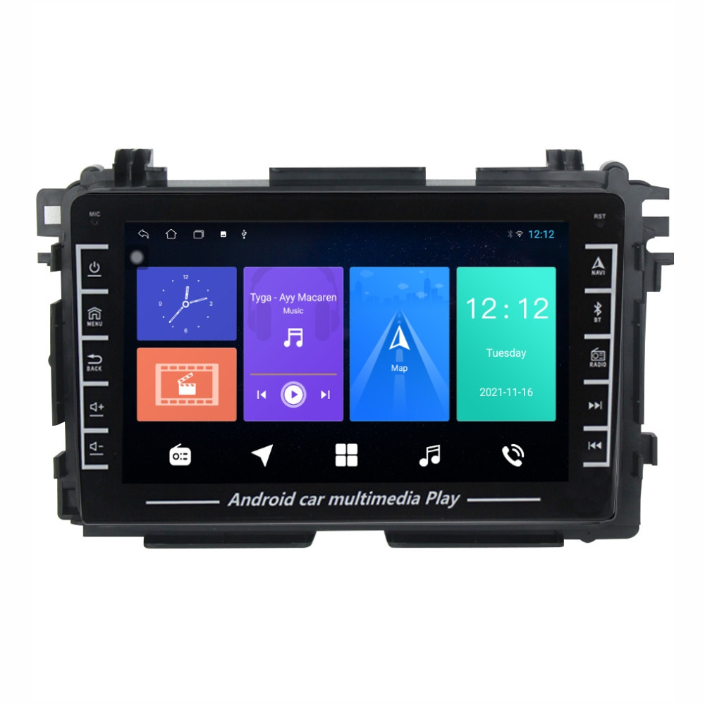 Navigatie dedicata cu Android Honda HR-V 2014 - 2021, 1GB RAM, Radio GPS Dual Zone, Display HD IPS 8