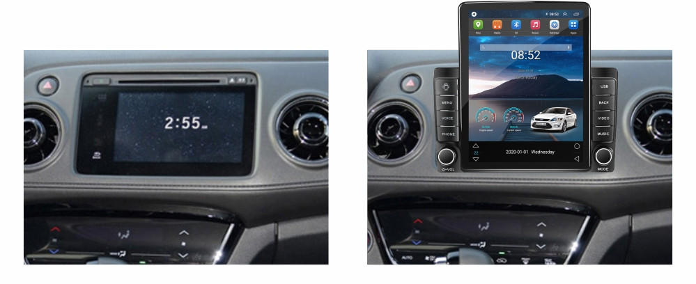 Navigatie dedicata cu Android Honda HR-V 2014 - 2021, 1GB RAM, Radio GPS Dual Zone, Touchscreen IPS 9.7