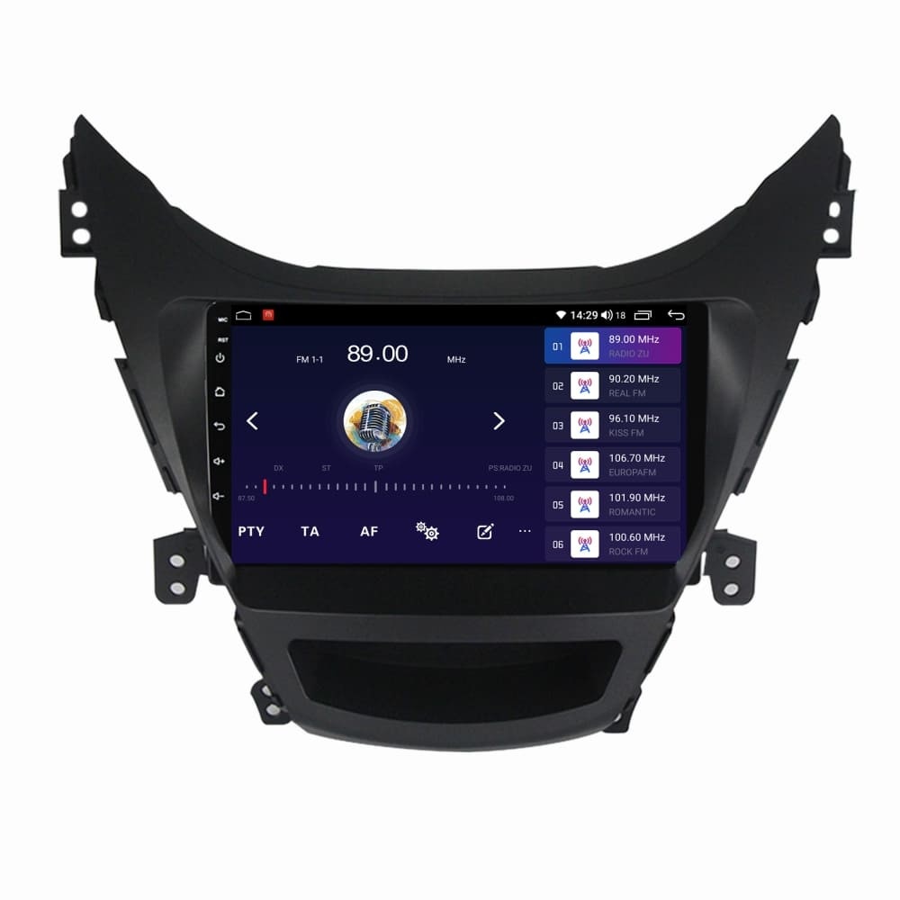Navigatie dedicata cu Android Hyundai Elantra V 2010 - 2014, 2GB RAM, Radio GPS Dual Zone, Display HD QLED 9