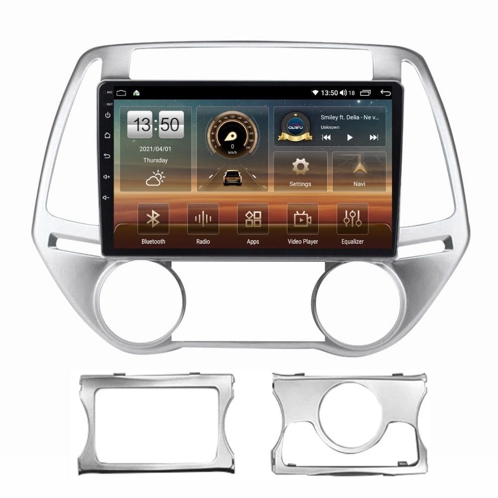 Navigatie dedicata cu Android Hyundai i20 2012 - 2014, 2GB RAM, Radio GPS Dual Zone, Display HD QLED 9" Touchscreen, Internet Wi-Fi si slot SIM 4G, Bluetooth, MirrorLink, USB - Imagine 3