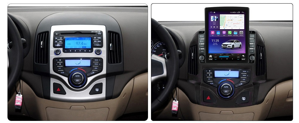 Navigatie dedicata cu Android Hyundai i30 2007 - 2012, clima automata, 8GB RAM, Radio GPS Dual Zone, Touchscreen IPS 9.7