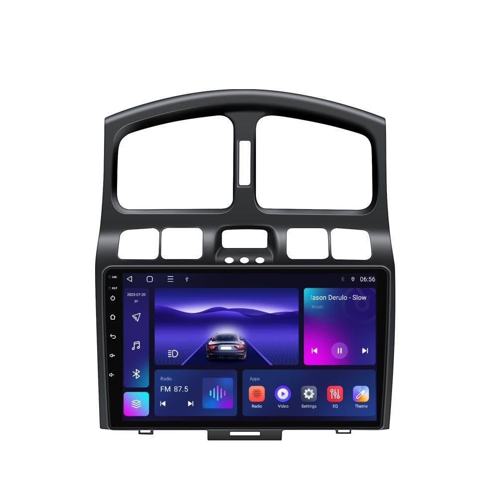 Navigatie dedicata cu Android Hyundai Santa Fe I 2000 - 2006, 3GB RAM, Radio GPS Dual Zone, Display HD QLED 9