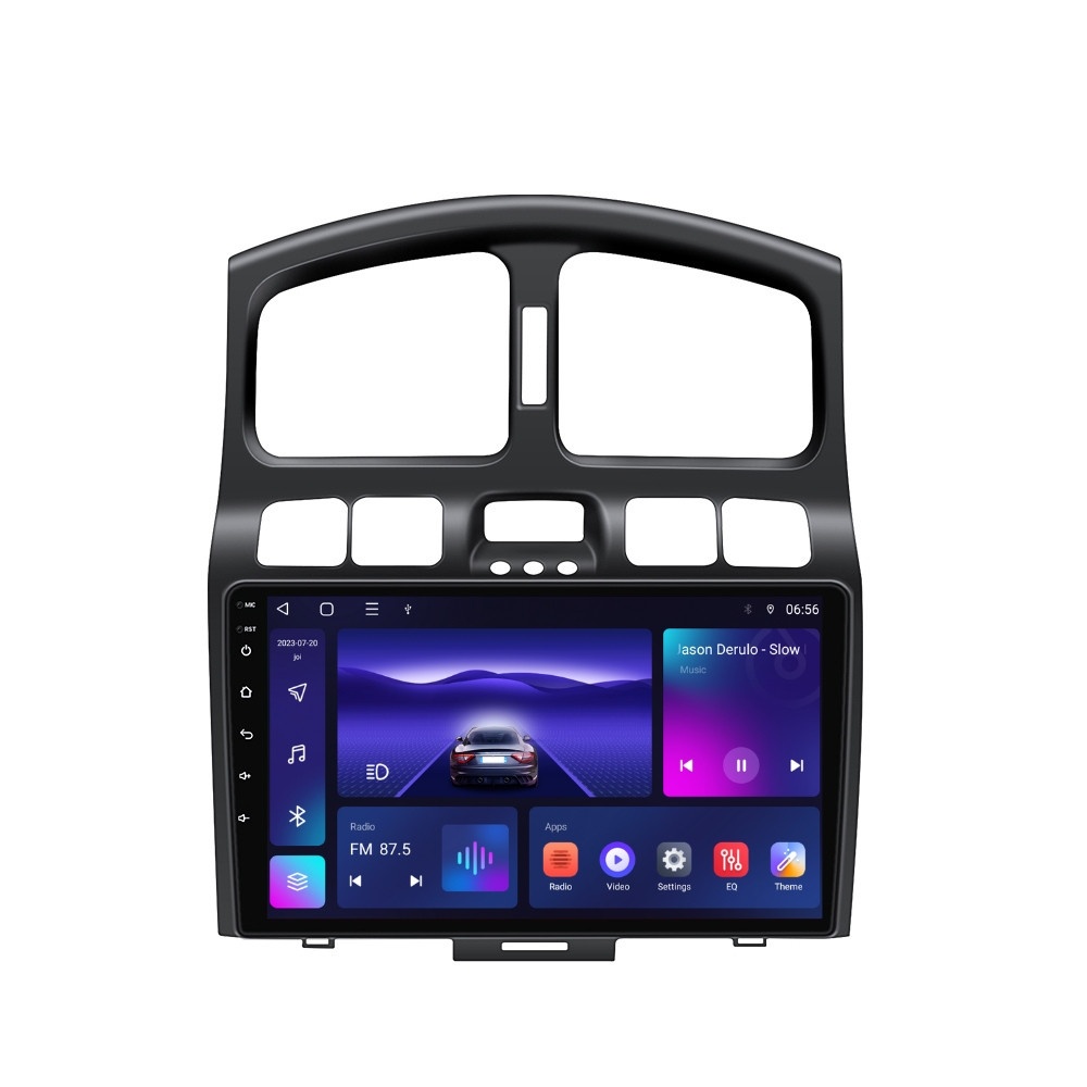 Navigatie dedicata cu Android Hyundai Santa Fe I 2000 - 2006, 4GB RAM, Radio GPS Dual Zone, Display HD IPS 9" Touchscreen, Internet Wi-Fi, Bluetooth, MirrorLink, USB
