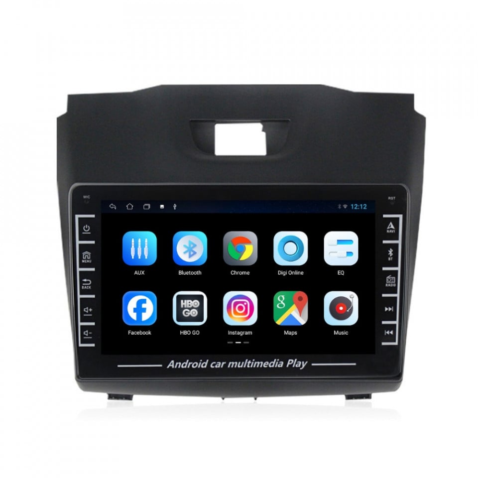 Navigatie dedicata cu Android Isuzu D-Max II 2012 - 2020, 1GB RAM, Radio GPS Dual Zone, Display HD IPS 8