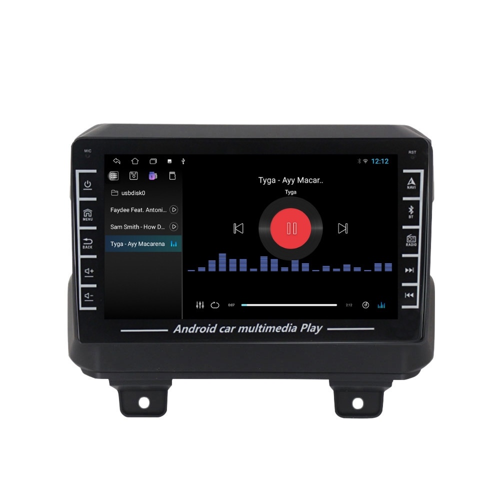 Navigatie dedicata cu Android Jeep Gladiator dupa 2019, 1GB RAM, Radio GPS Dual Zone, Display HD IPS 8