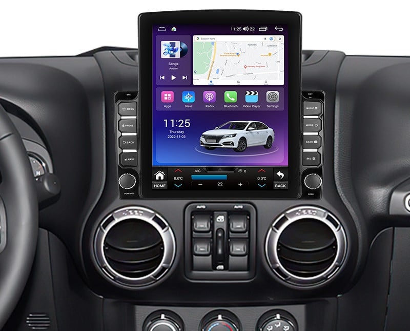 Navigatie dedicata cu Android Jeep Wrangler III (JK) 2007 - 2018, 4GB RAM, Radio GPS Dual Zone, Touchscreen IPS 9.7