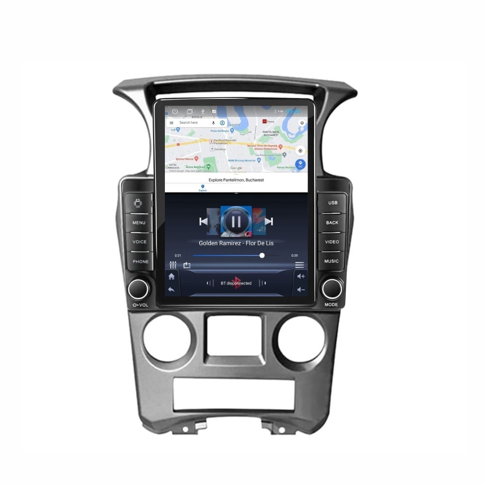 Navigatie dedicata cu Android KIA Carens III 2006 - 2013, clima automata, 1GB RAM, Radio GPS Dual Zone, Touchscreen IPS 9.7