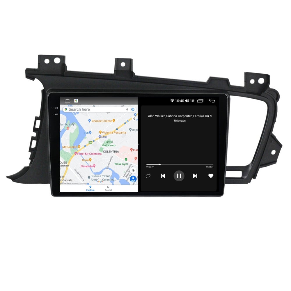 Navigatie dedicata cu Android Kia Optima I 2010 - 2015, 4GB RAM, Radio GPS Dual Zone, Display 2K QLED 9.5