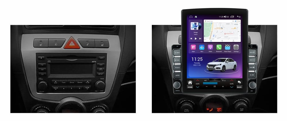 Navigatie dedicata cu Android Kia Picanto I 2007 - 2011, 4GB RAM, Radio GPS Dual Zone, Touchscreen IPS 9.7