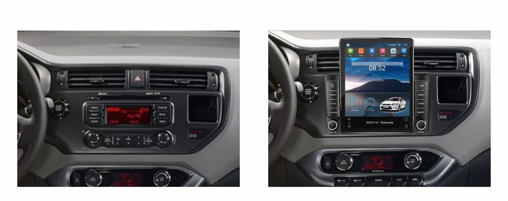 Navigatie dedicata cu Android Kia Rio III 2014 - 2017, 2GB RAM, Radio GPS Dual Zone, Touchscreen IPS 9.7