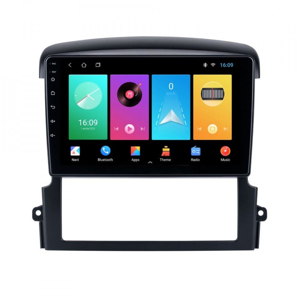 Navigatie dedicata cu Android KIA Sorento I 2006 - 2009, 1GB RAM, Radio GPS Dual Zone, Display HD IPS 9