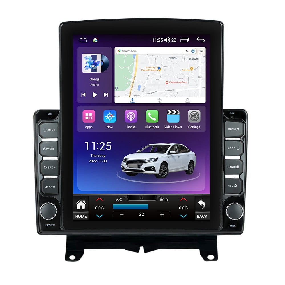 Navigatie dedicata cu Android Land Rover Range Rover Sport I 2005 - 2009, 4GB RAM, Radio GPS Dual Zone, Touchscreen IPS 9.7