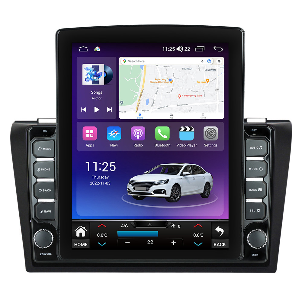 Navigatie dedicata cu Android Mazda 3 2003 - 2009, 8GB RAM, Radio GPS Dual Zone, Touchscreen IPS 9.7