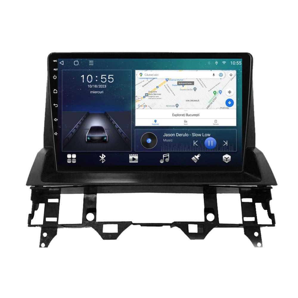 Navigatie dedicata cu Android Mazda 6 2002 - 2008, 3GB RAM, Radio GPS Dual Zone, Display HD QLED 10