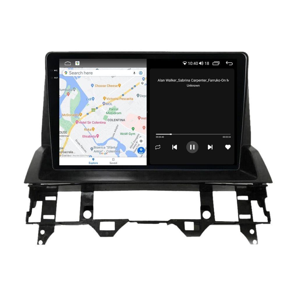 Navigatie dedicata cu Android Mazda 6 2002 - 2008, 8GB RAM, Radio GPS Dual Zone, Display 2K QLED 10.36