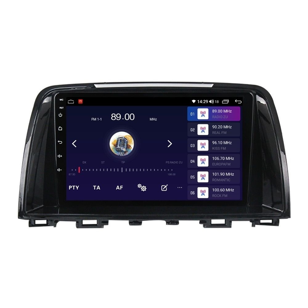 Navigatie dedicata cu Android Mazda 6 2013 - 2015, 2GB RAM, Radio GPS Dual Zone, Display HD QLED 9