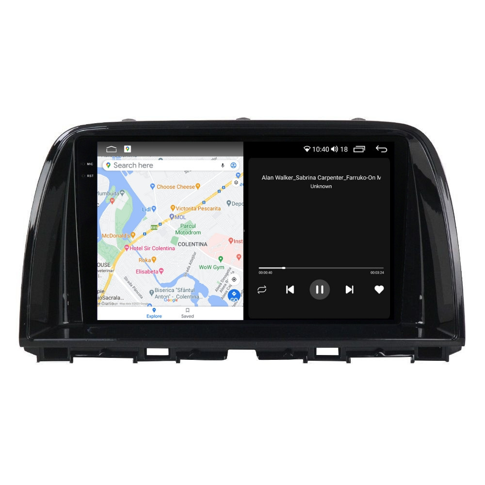 Navigatie dedicata cu Android Mazda CX-5 2011 - 2017, 4GB RAM, Radio GPS Dual Zone, Display 2K QLED 9.5