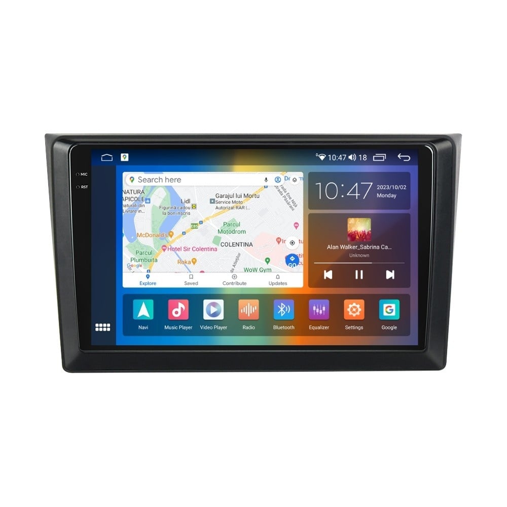 Navigatie dedicata cu Android Mazda CX-9 2006 - 2016, 4GB RAM, Radio GPS Dual Zone, Display 2K QLED 10.36