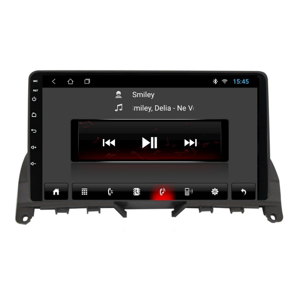 Navigatie dedicata cu Android Mercedes C-Class W204 2007 - 2011, 1GB RAM, Radio GPS Dual Zone, Display HD IPS 9" Touchscreen, Internet Wi-Fi, Bluetooth, MirrorLink, USB - Imagine 4