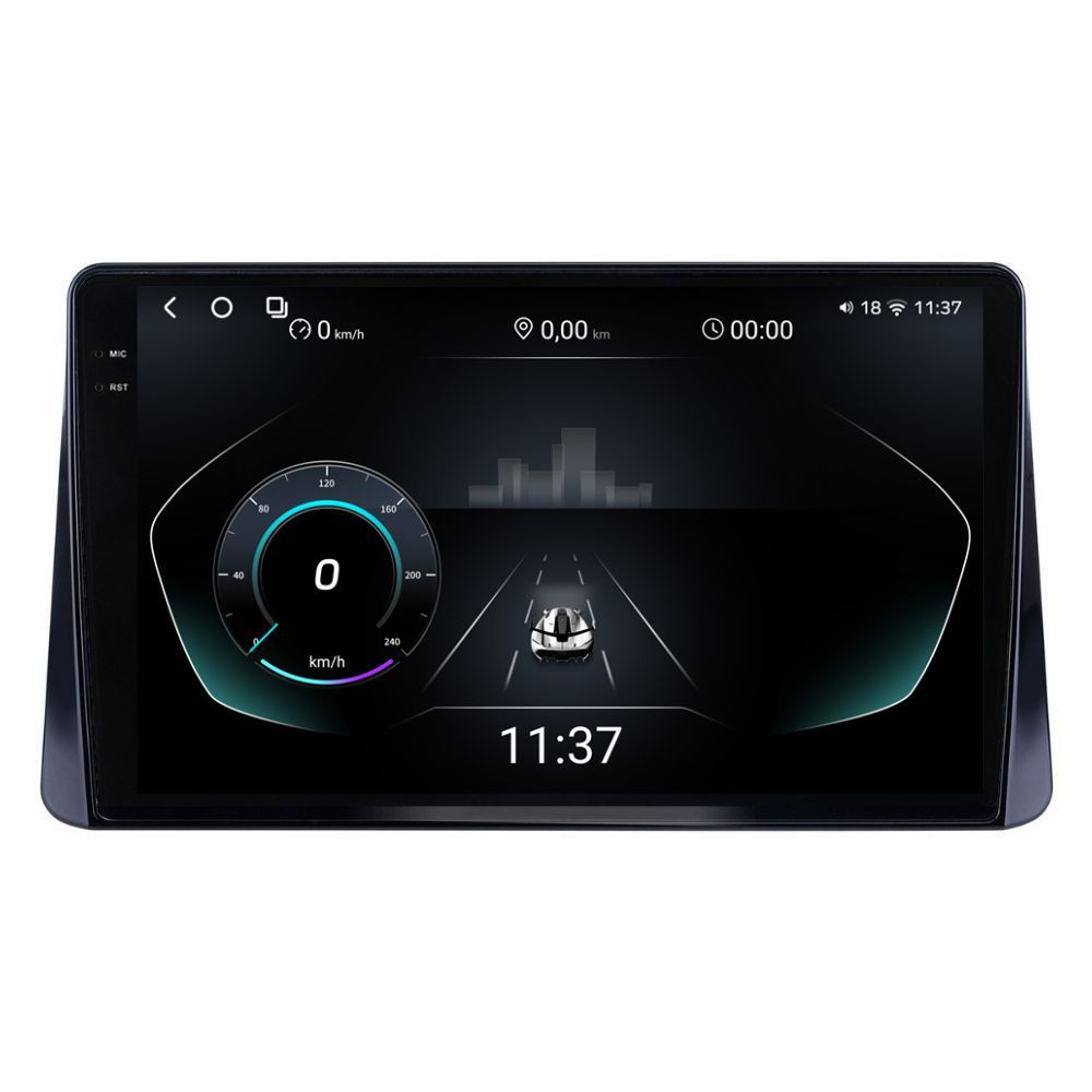 Navigatie dedicata cu Android Mitsubishi Eclipse Cross 2017 - 2020, 12GB RAM, Radio GPS Dual Zone, Display 2K QLED 10.36