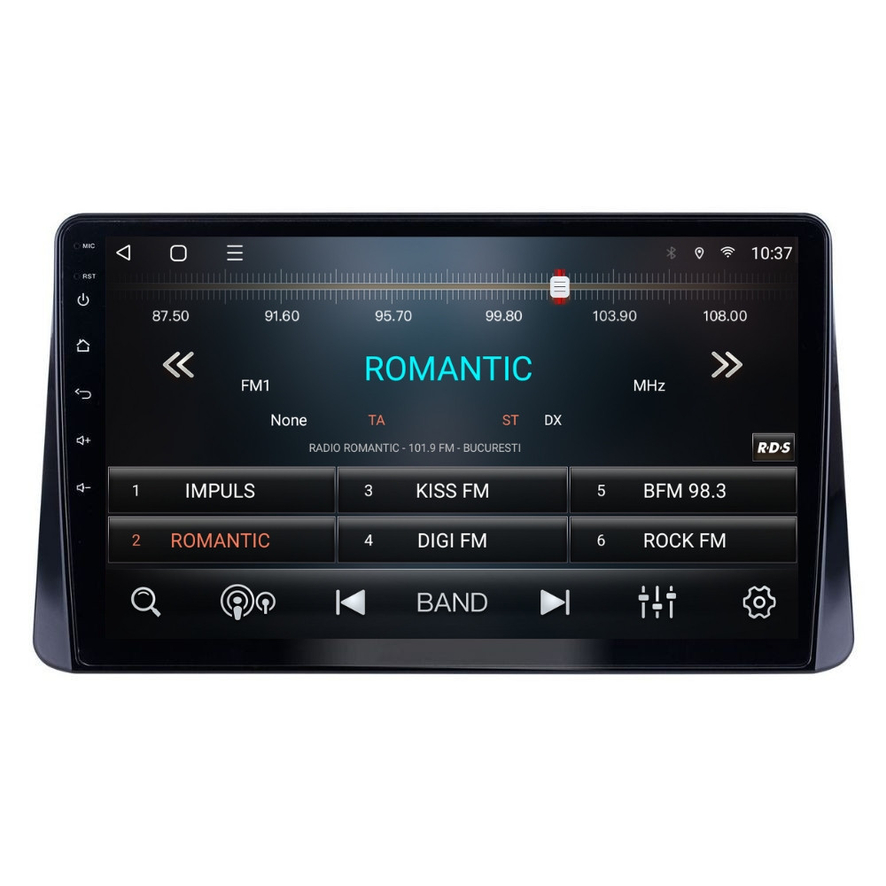 Navigatie dedicata cu Android Mitsubishi Eclipse Cross 2017 - 2020, 2GB RAM, Radio GPS Dual Zone, Display HD QLED 10
